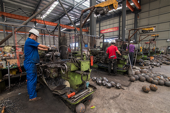 阜新网架配件车间